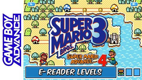Longplay Gba Super Mario Advance 4 Super Mario Bros 3 E Reader