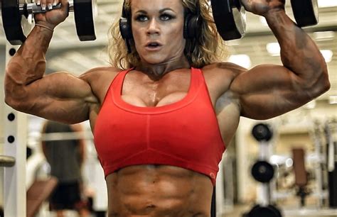 Aleesha Young Most Massive Female Biceps Ever Strong Women Aleesha Young Is A Beautiful Very