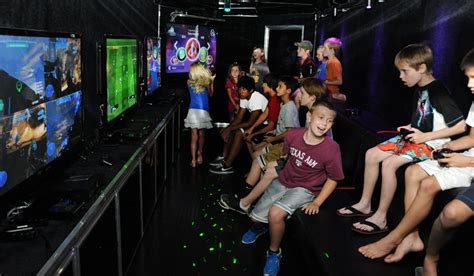 Fun Birthday Party With Our Video Game Truck And Laser Tag In Grove