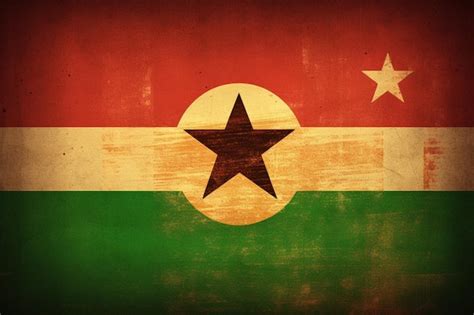 Fondo De Pantalla De La Bandera De Burkina Faso Alto Volta Foto Premium