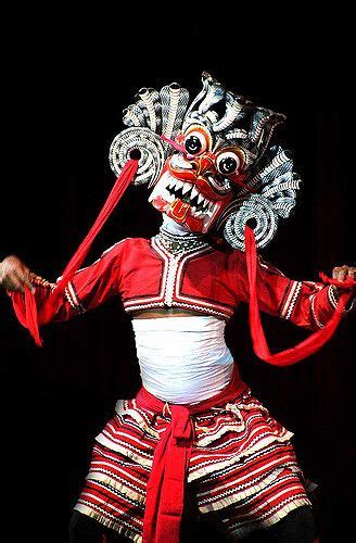 Sri Lanka Ceremonial Dancer Sri Lanka Japanese Demon Mask Mask Dance