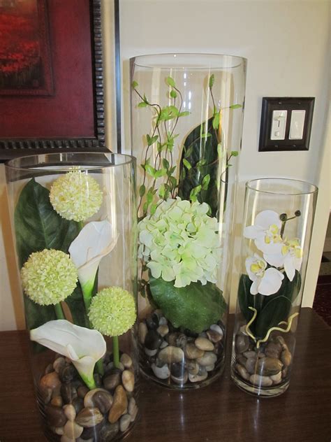 Home Décor Beautiful Glass Art Floral Vase Decorative Table Accent