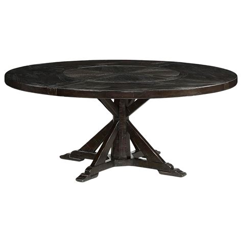 Rustic Round Dining Table Walnut For Sale At 1stdibs