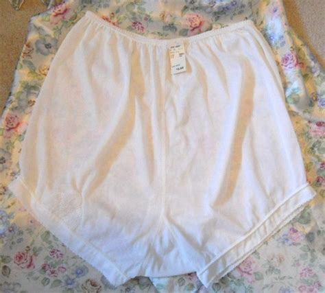 Vintage Hanna Granny Panties ~very Large White Nylon Gem