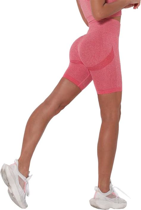 Shaperin Womens Butt Lifting Short Leggings Compression Sports Shorts Push Up Gym Yoga Running
