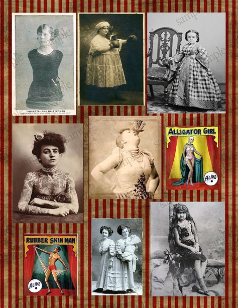 Old Circus Sideshow Acts