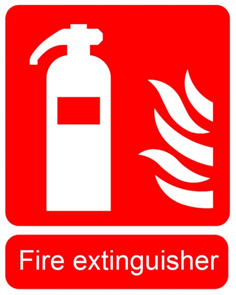 Fire Extinguisher Sign Cad Block And Typical Drawing