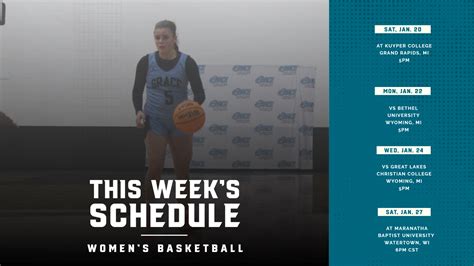 Big Week Ahead For Womens Basketball The Official Site Of The Grace