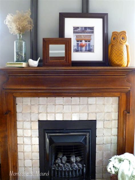 How To Paint Fireplace Tile ~ Montrose And Mound