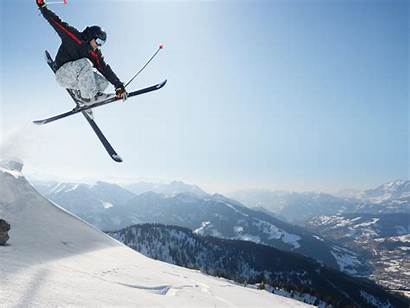Ski Wallpapers Skiing Extreme Jump 4k Jumping