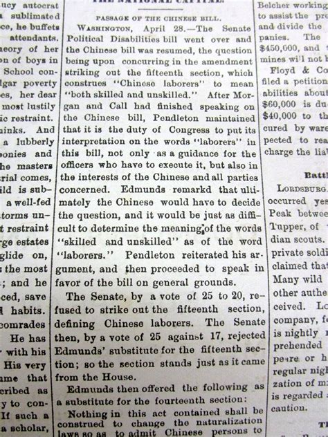 Rare 1882 Tombstone Arizona Newspaper W Mention Of Earps And Sheriff