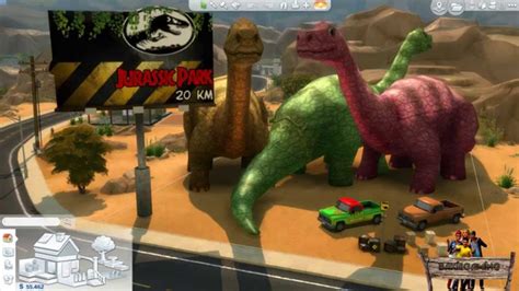 Bakies The Sims 4 Custom Content Jurassic Park Theme Pack Youtube