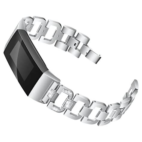 Buy Fshion Luxury Stainless Steel Diamond Wristband