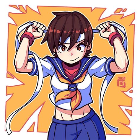 Sakura Kasugano Commission By Coretanuzi On Deviantart Capcom Street Fighter Ryu Street