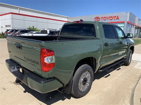 Back In A Tundra 2020 Trd Pro Army Green Build Toyota Tundra Forum