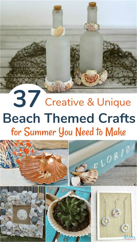 37 Creative And Unique Beach Themed Crafts For Summer You Need To Make