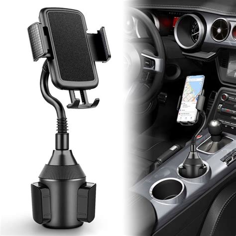 Car Cup Holder Phone Mount Universal Adjustable Gooseneck Cup Holder
