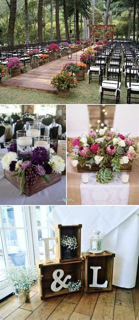 Ideas que nos han encantado para decorar vuestra boda con jaulas decorativas y darle un look vintage y romántico. Decoración con Palets y Cajones de Madera para Bodas con ...