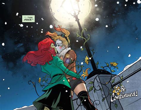 Drawn To Comics Harley Quinn And Poison Ivy Finally Have Their First