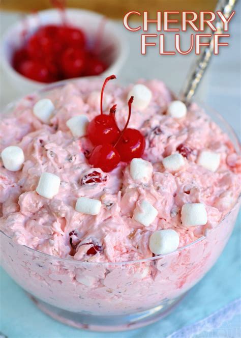 cherry fluff dessert salad is one of my favorite cherry recipes this easy dump and go salad is