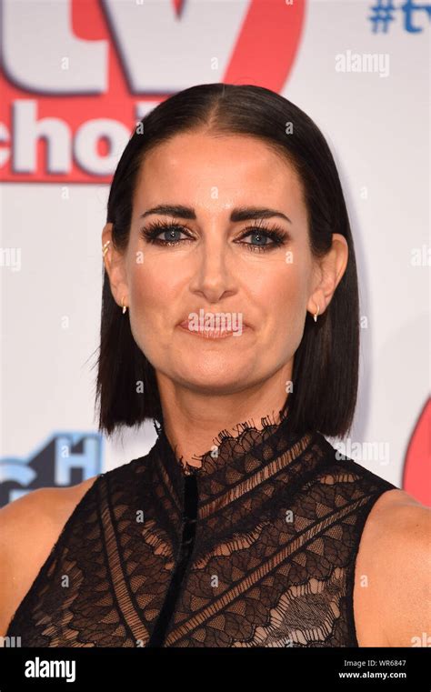 kirsty gallacher attending the tv choice awards held at the hilton hotel park lane london