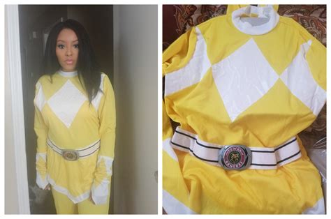 I Dressed Up As The Yellow Power Ranger Halloween Costume Ideas For