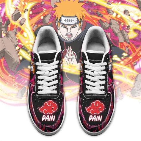 Akatsuki Pain Air Force Sneakers Custom Naruto Anime Shoes Leather