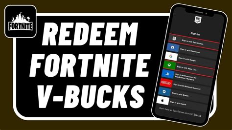 How To Redeem Fortnite V Bucks Card On Mobile Youtube