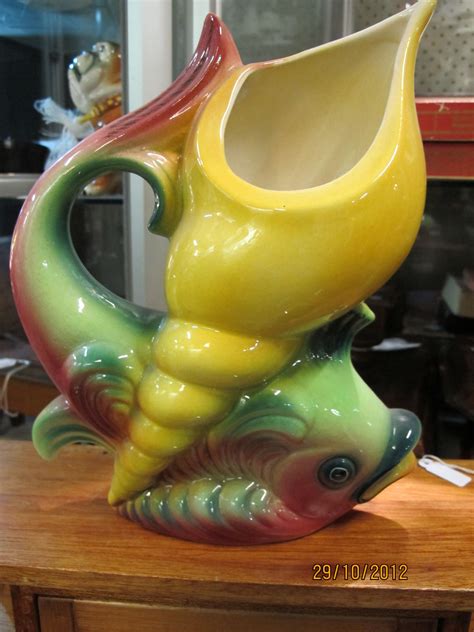 Kalmar Australian Pottery Fish Vase I Have A Collection Of These