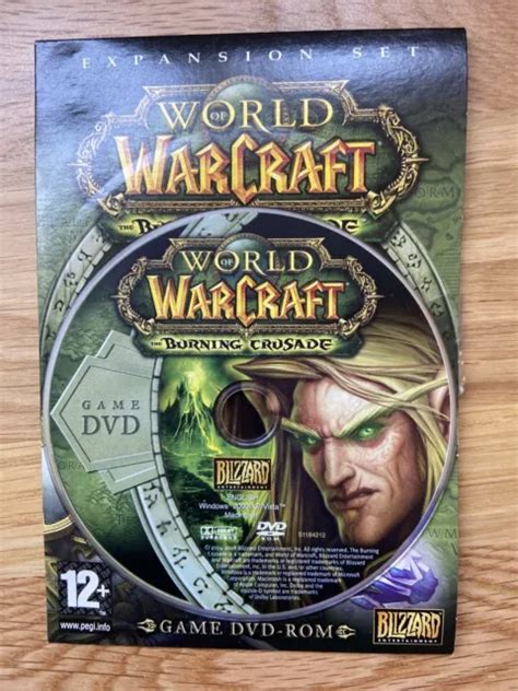 World Of Warcraft The Burning Crusade Expansion Disc Pc Cd Rom Picclick