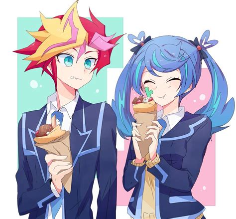 Blue Angel And Playmaker Yugioh Vrains Yu Gi Oh Yu Gi Oh Arc V Yugioh