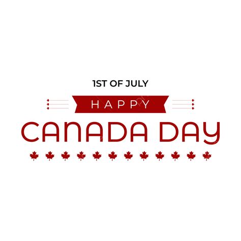 Happy Canada Day Vector Hd Png Images Happy Celebration Canada Day Clipart Modern Canada Day