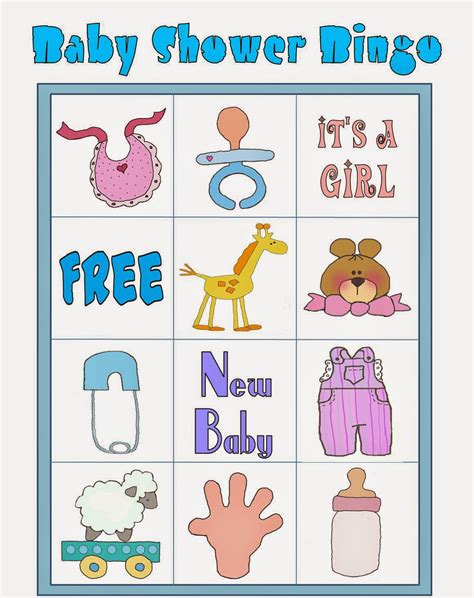 Bingo En Colores Para Baby Shower Para Imprimir Gratis Oh My Bebé