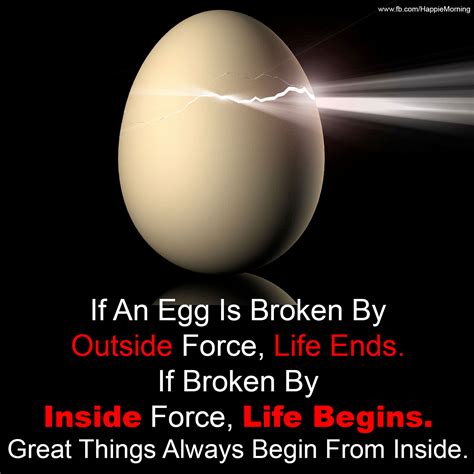 Happie Morning Start Your Day With Happiness If An Egg Is Broken By