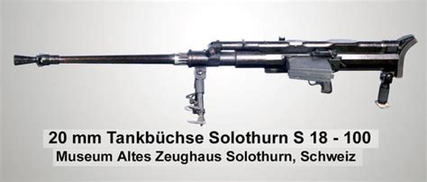 Solothurn Anti Tank Rifle A German Weapon That Almost Entered American