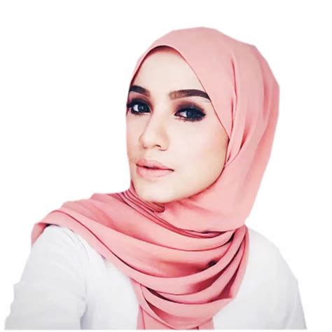 Ladies Plain Bubble Chiffon Scarf Hijab Wrap Printe Solid Color Instant Shawls Headband Muslim