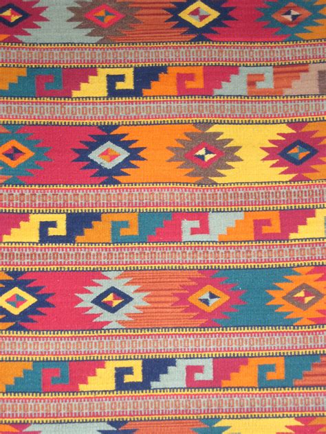Mexican Rug Mexican Rug Mexican Textiles Mexican Pattern