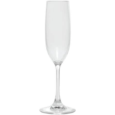 Carlisle® Alibi™ 6 Oz Clear Polycarbonate Champagne Flute