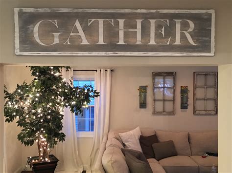 Gather sign www.etsy.com/shop/ASignOfSerendipity | Wooden gather sign ...