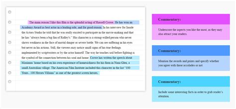 It can be an honor and a privilege; ️ How to conclude a movie review. How to Write a Movie Critique. 2019-01-30