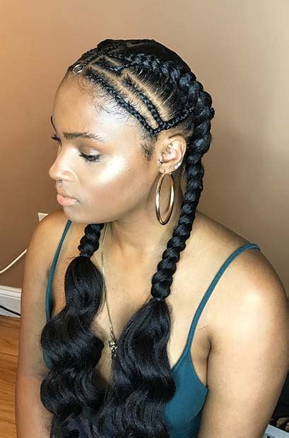 Ghana braids are an african style of protective crownrow braids that go straight back. 88 Best Black Braided Hairstyles to Copy in 2020 | Page 2 ...