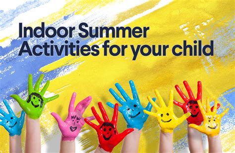 Indoor Summer Activities For Your Child Bounce The All In One