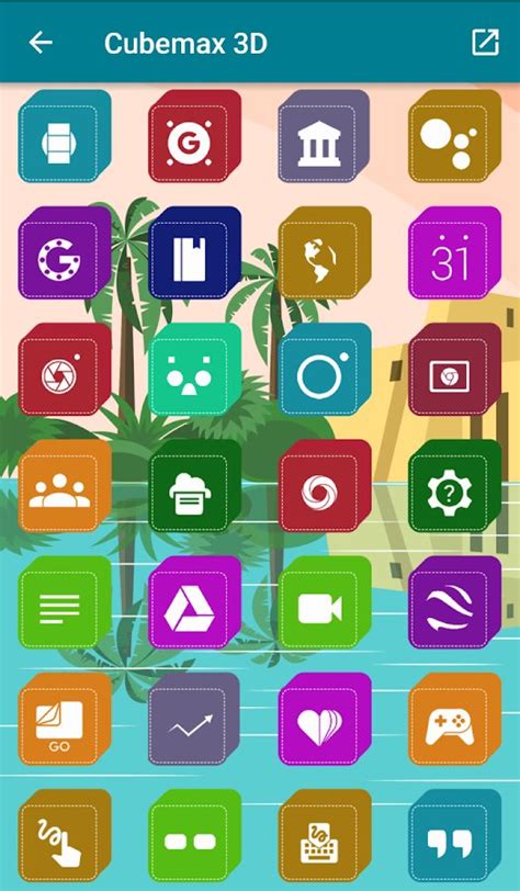 Cubemax 3d Icon Pack V19 Apk For Android