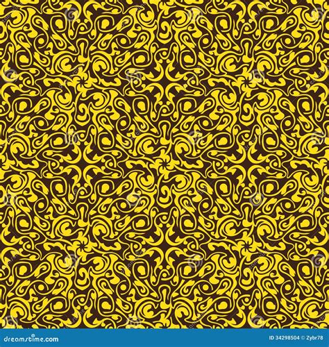 Yellow Seamless Pattern Stock Illustration Illustration Of Flower