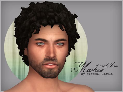 The Sims Resource Markus Hair By Wistfulcastle ~ Sims 4 Hairs