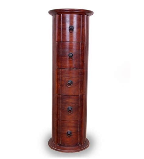 Olida Cylindrical Chest Of Drawers By Mudramark Online Contemporary Furniture Pepperfry