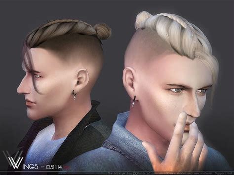 Sims 4 Ccs The Best Wings Os1114 Sims 4 Mods Sims 4 Hair Male The