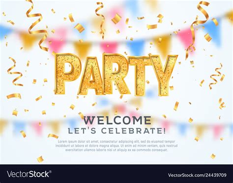 Music Party Banner Welcome To Festival Royalty Free Vector