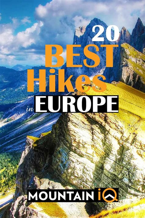 Best Hikes In Europe Definitive Guide Find Your Perfect Hike