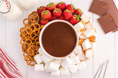 Easy Chocolate Fondue 365 Days Of Baking And More